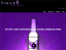 Tablet Screenshot of drinkcloud9.com